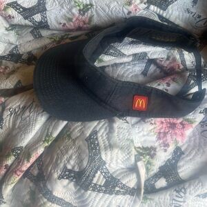 McDonald's Charcoal Visor with Red Logo